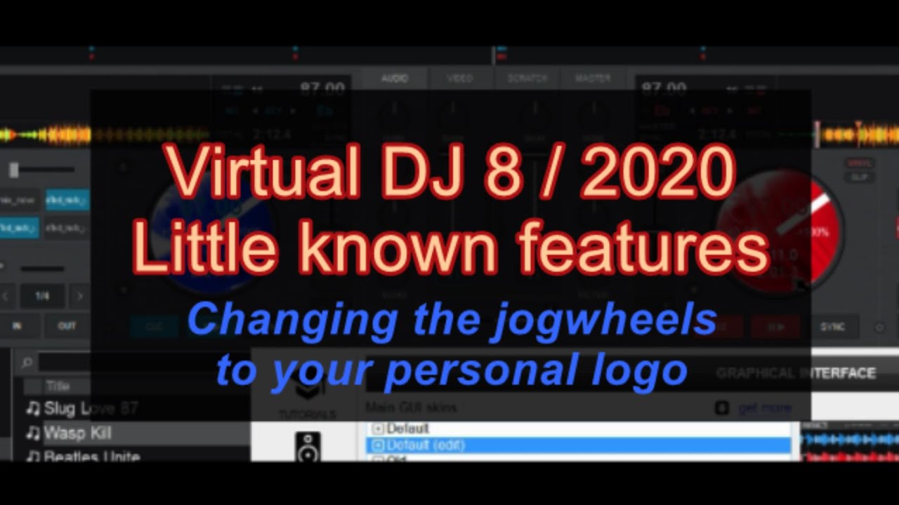 VDJ8.4/2020 - Changing the jogwheels to your personal logo