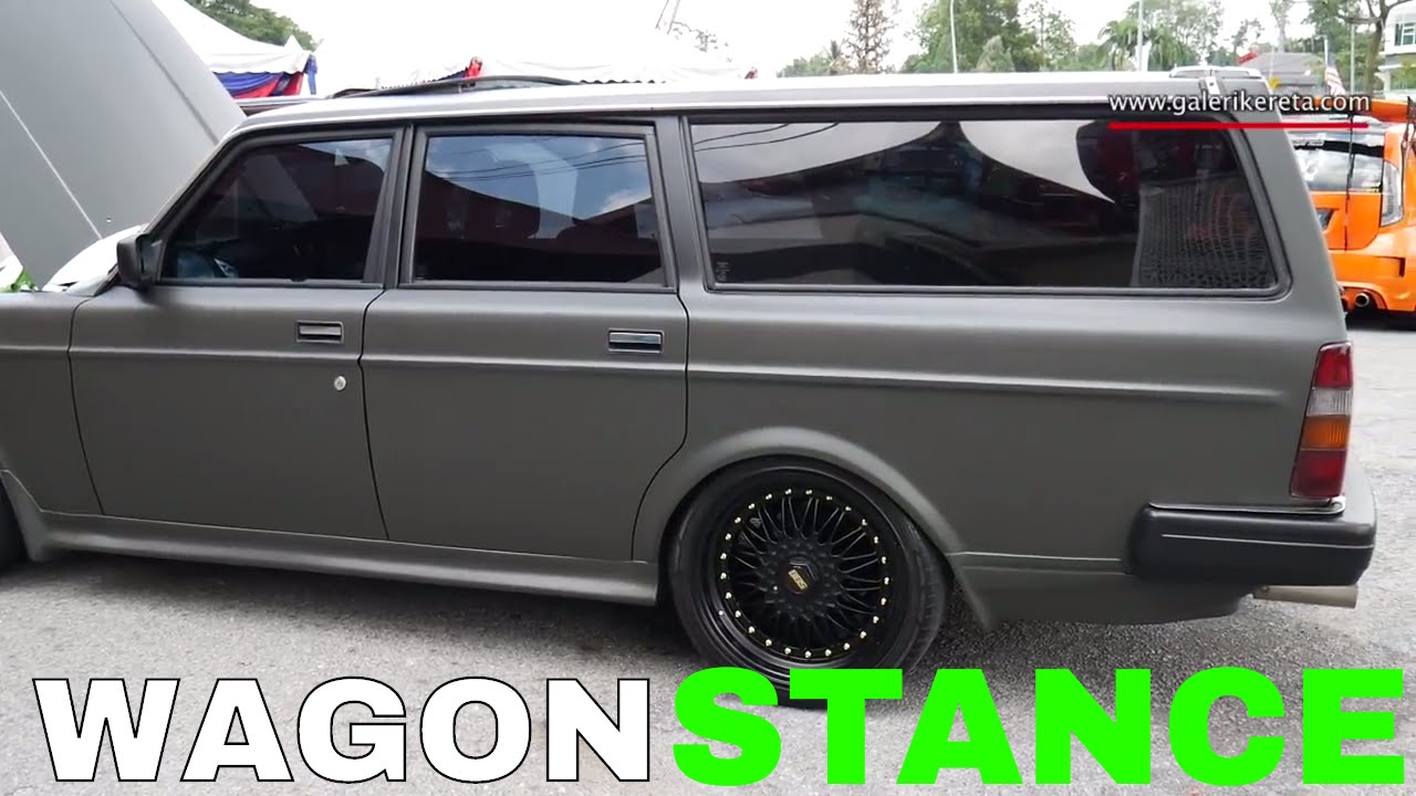 Matte Volvo Wagon Stance Modified | Galeri Kereta
