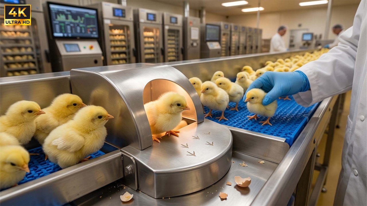 Inside a Modern Poultry Hatchery 🐣 | How Millions of Chicks Are Born (Full Process)