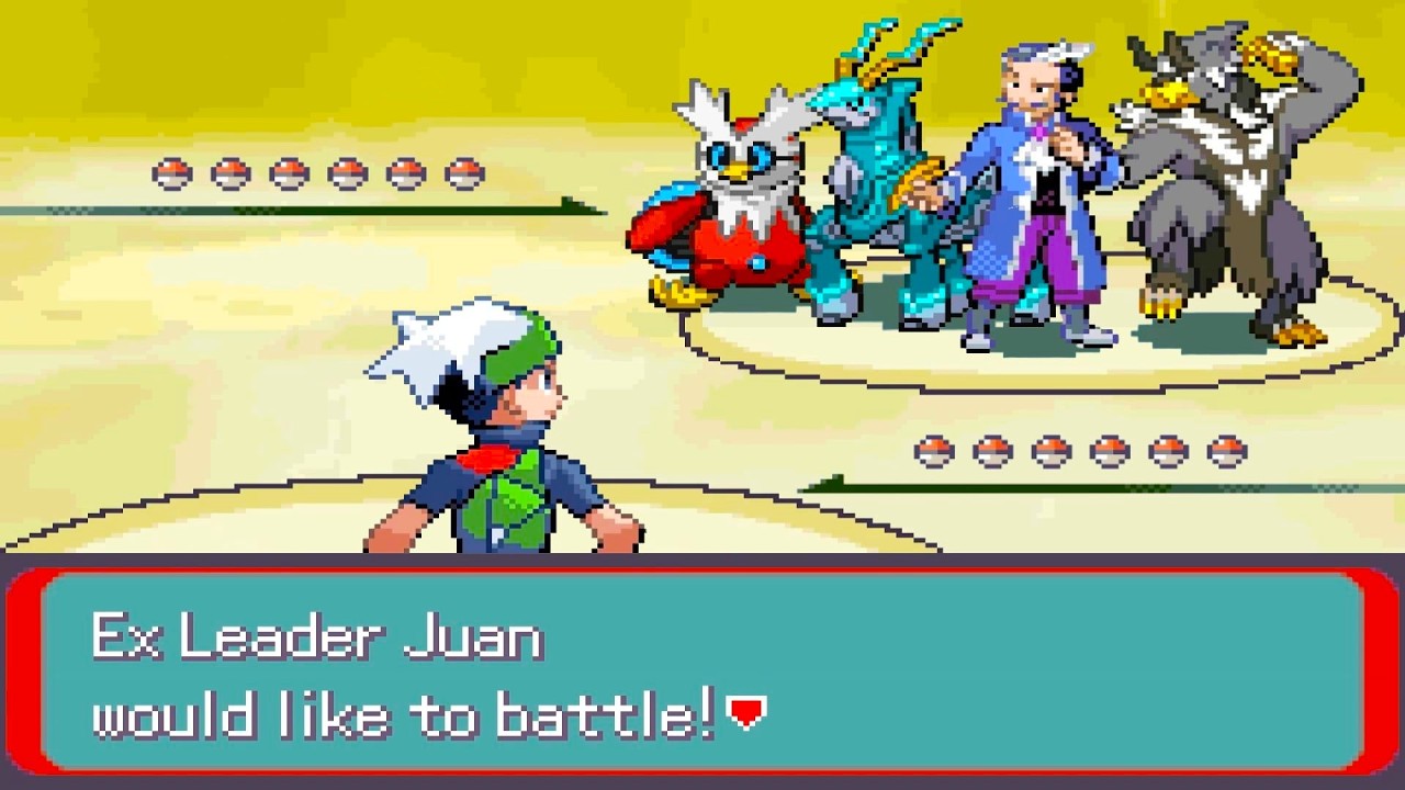 Pokemon Null - vs Ex-Gym Leader Juan (Permanent Electric Terrain)