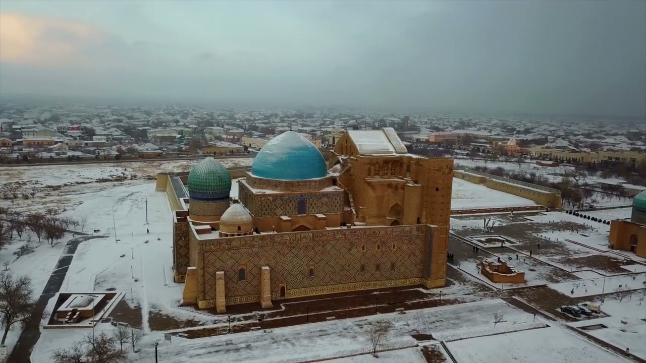 mausoleum of khoja ahmed yasawi in turkestan 2025 12 17 12 41 52 utc