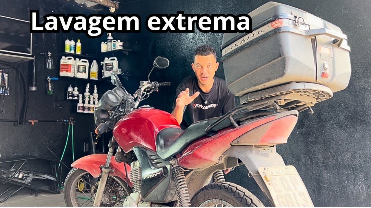 Como fazer a lavagem da moto 