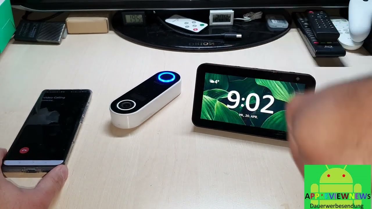 die smarte Winees WLAN Türklingel mit dem extra Gong Video Stream auf dem Echo Show Smart Life APP