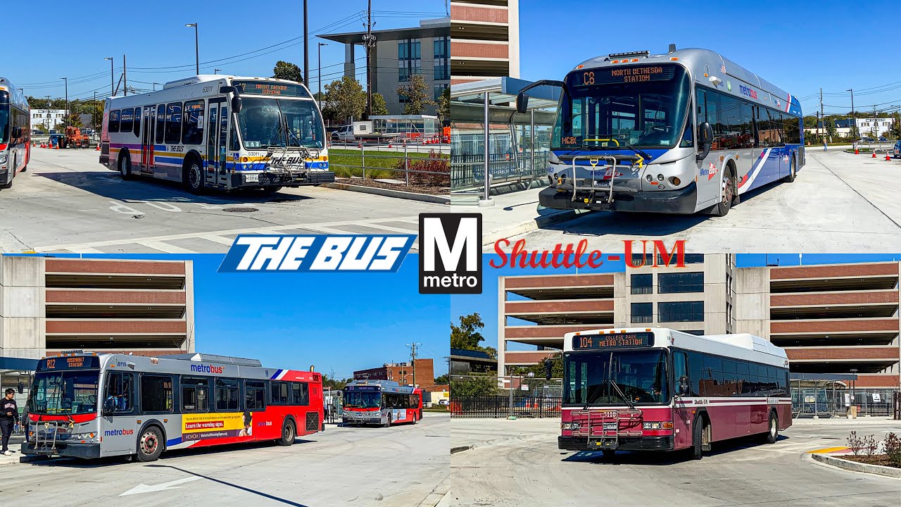 WMATA, Prince George's County Transit, and Shuttle-UM Compilation in Prince Georges County