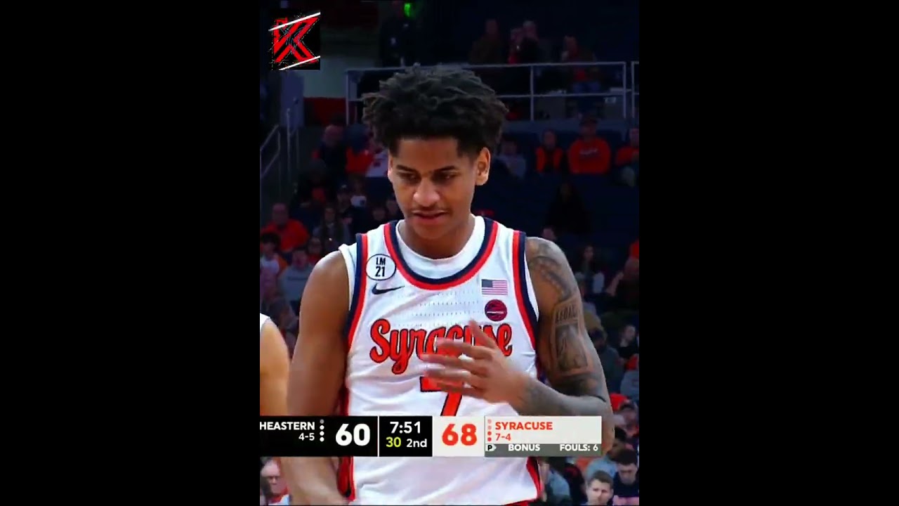 Kiyan Anthony Highlights vs Northeastern l Syracuse Win December 2025