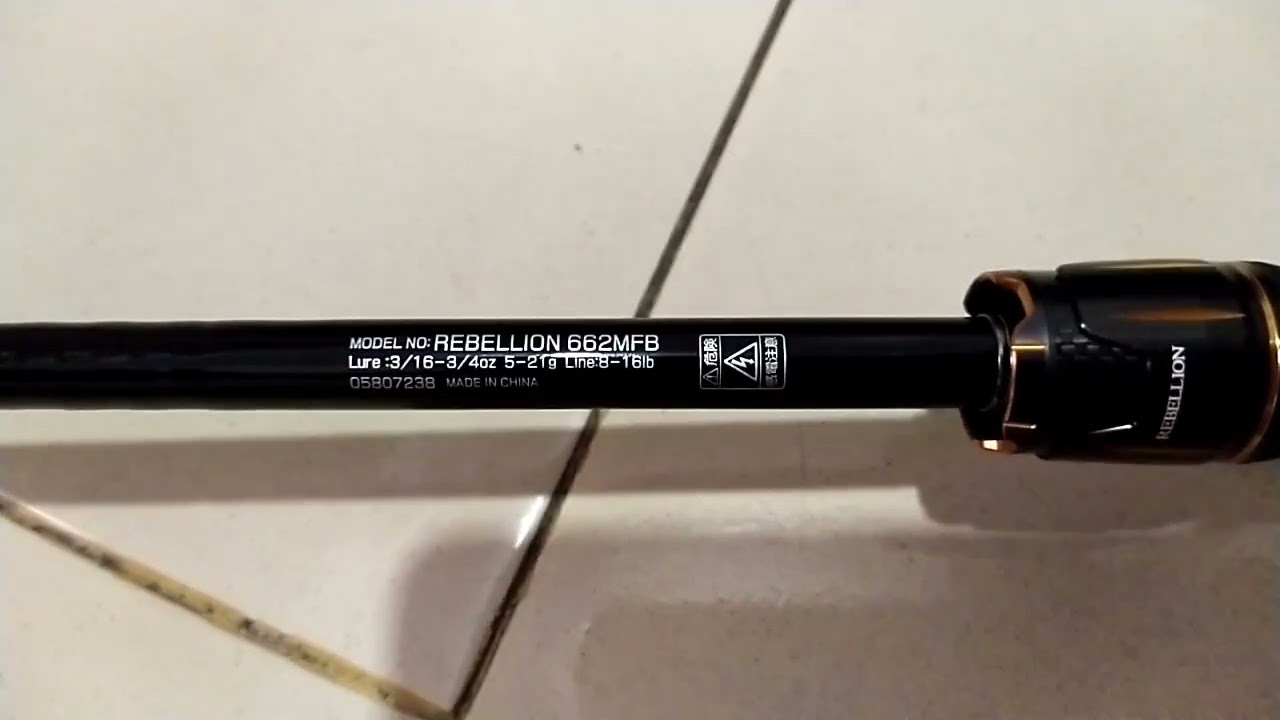 🎣 Daiwa Rebellion 8&ndash;16lb | Tampilan Mewah Rod Medium Power!