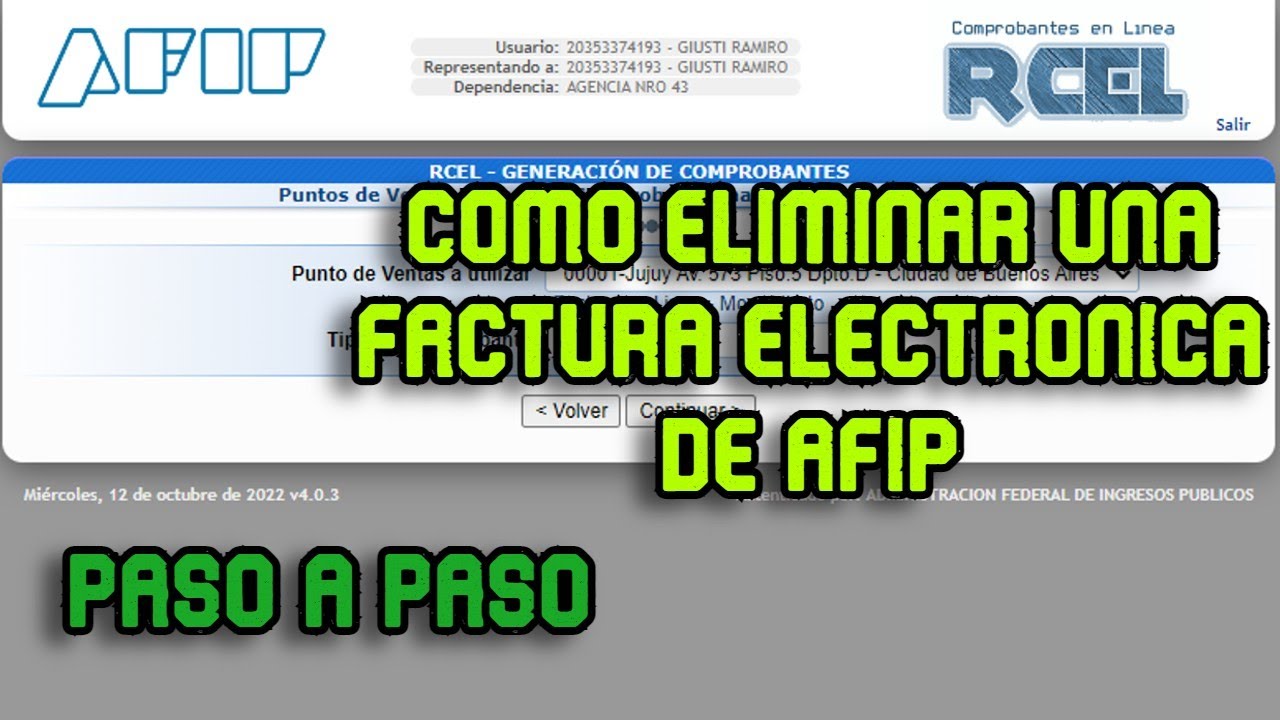 Como Eliminar/Anular una Factura Electronica AFIP | Paso a Paso Tutorial COMO HACER NOTA DE CREDITO