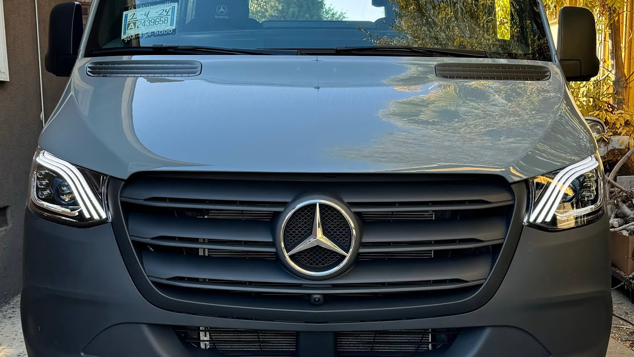 how to install Mercedes Benz sprinter new led headlights
