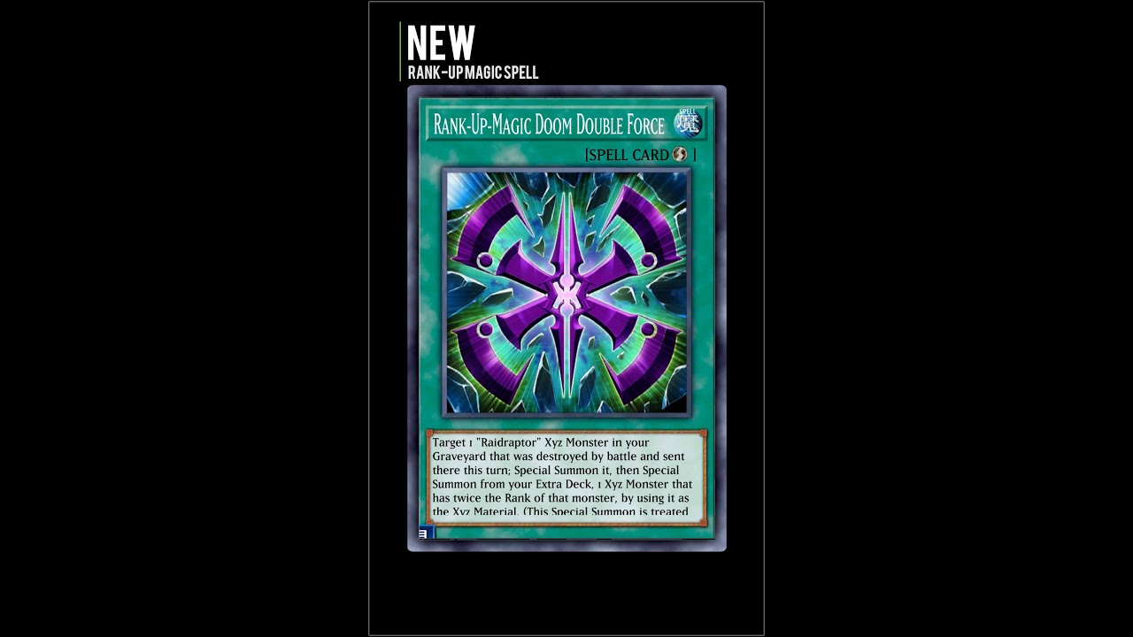 Yugioh Duel Links - Shay uses Rank-Up Magic Doom Double Force