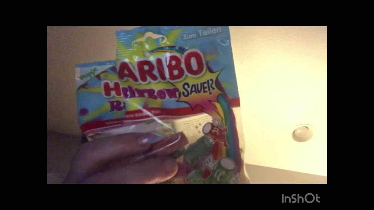 Haribo Rainbow Sour Fizz Gummy Candy review