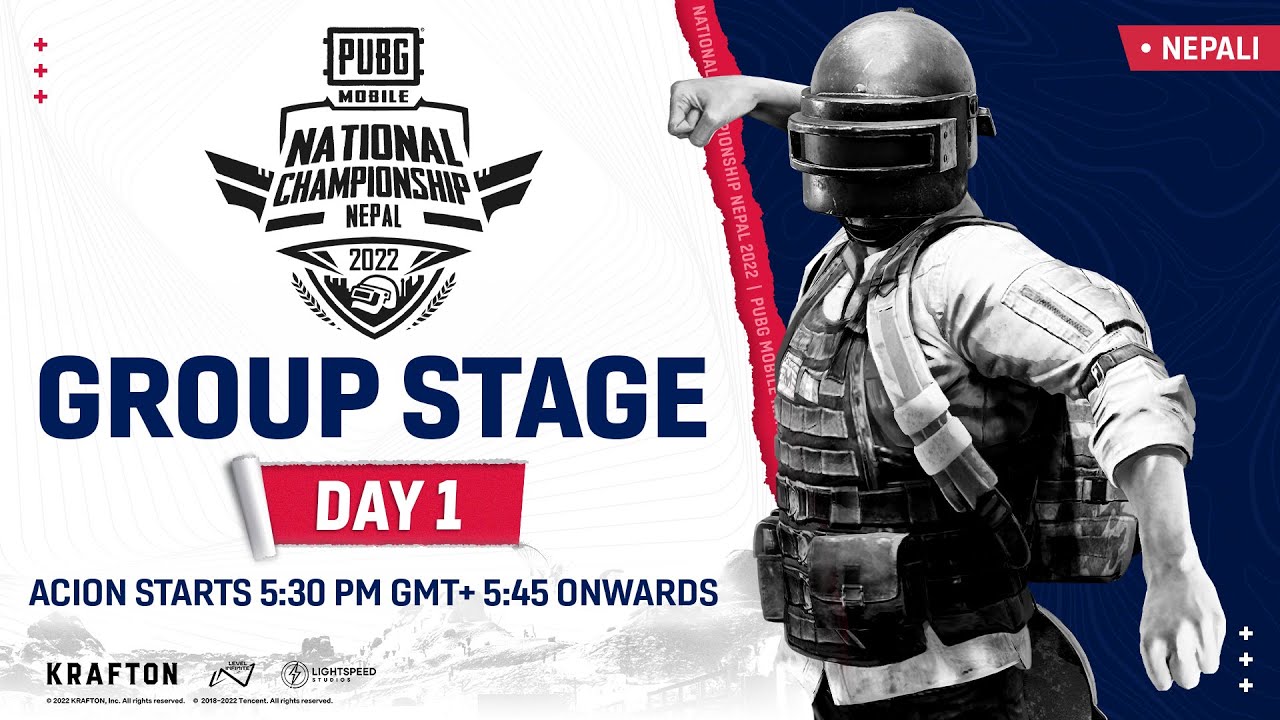 [NEP] 2022 PUBG MOBILE National Championship Nepal | Group Stage - Day 1