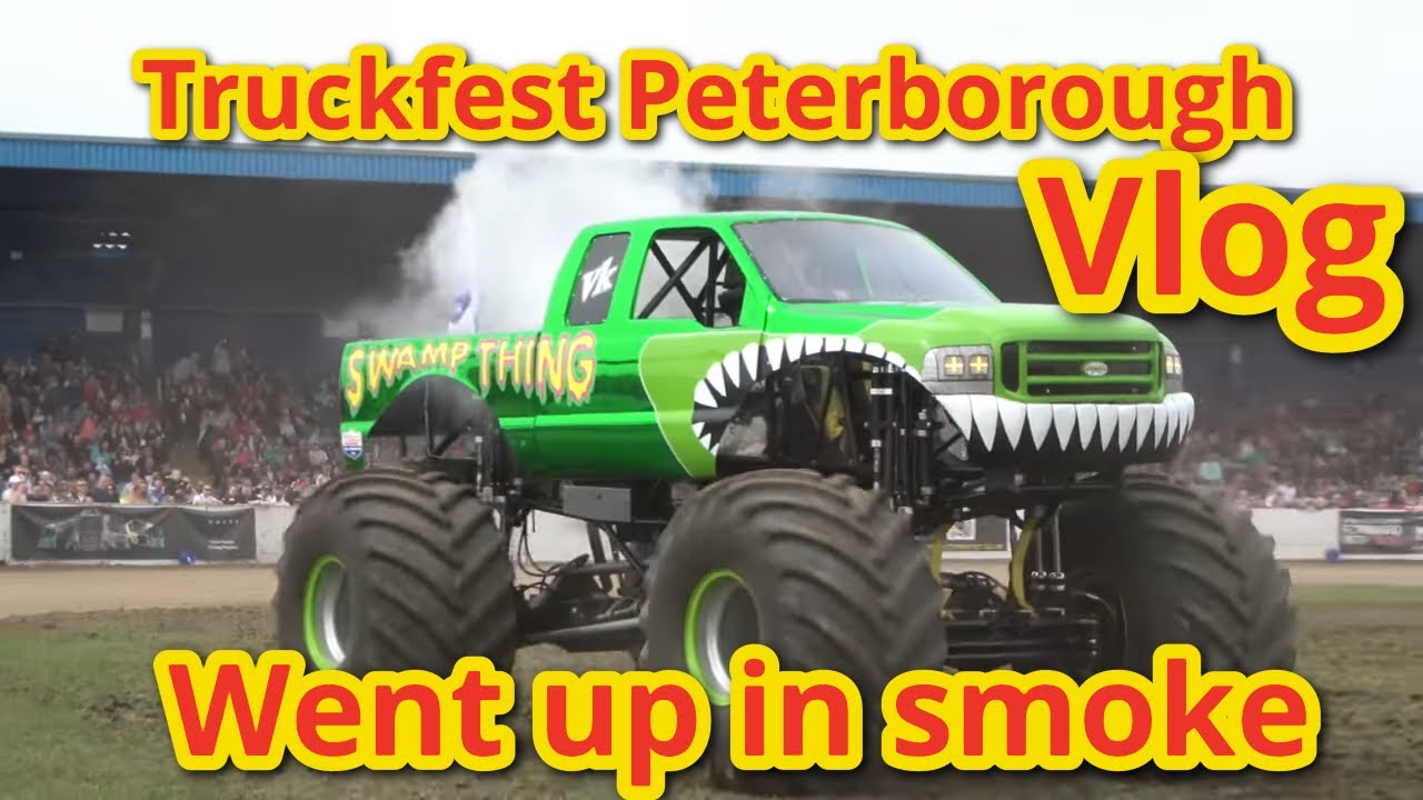 Disappearing in a cloud of smoke (Truck fest Peterborough vlog 2023)