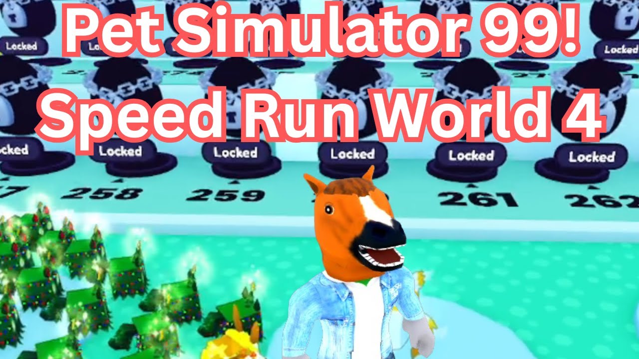 Pet Simulator 99! Speed Run World 4 #roblox #petsimulator99!