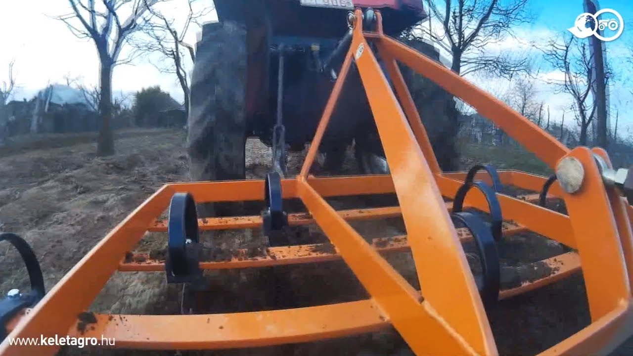Yanmar AF120 japán kistraktor Komondor kombinátorral - Kelet-Agro Kft.