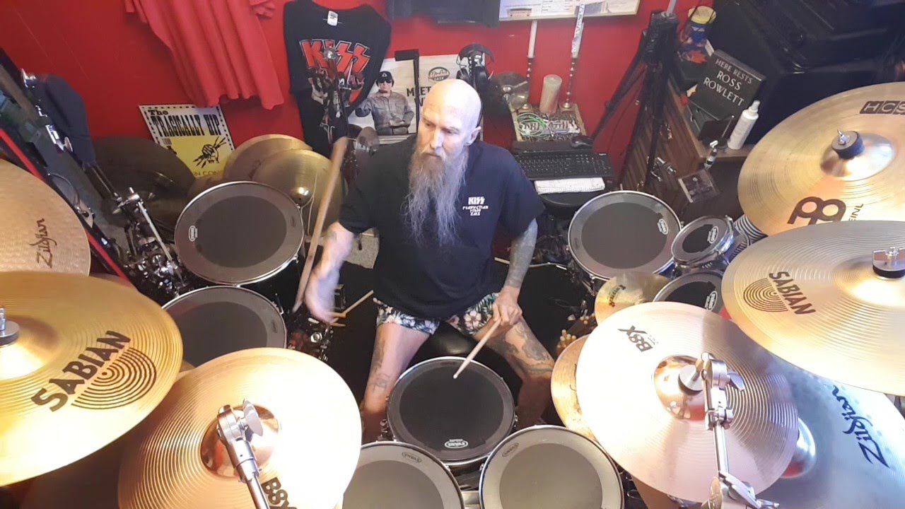 Lulu To Sir w Love 2007 LIVE comes w Cheesy Stick Trick - Cell S7 - Ole Rosssillly Drum Covers