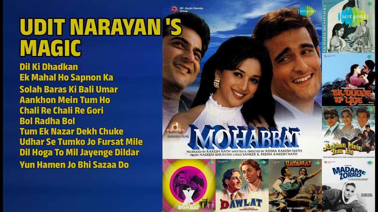 उदित नारायण के सुपरहिट गाने | Udit Narayan Songs | Dil Ki Dhadkan | Ek Mahal Ho Sapnon Ka