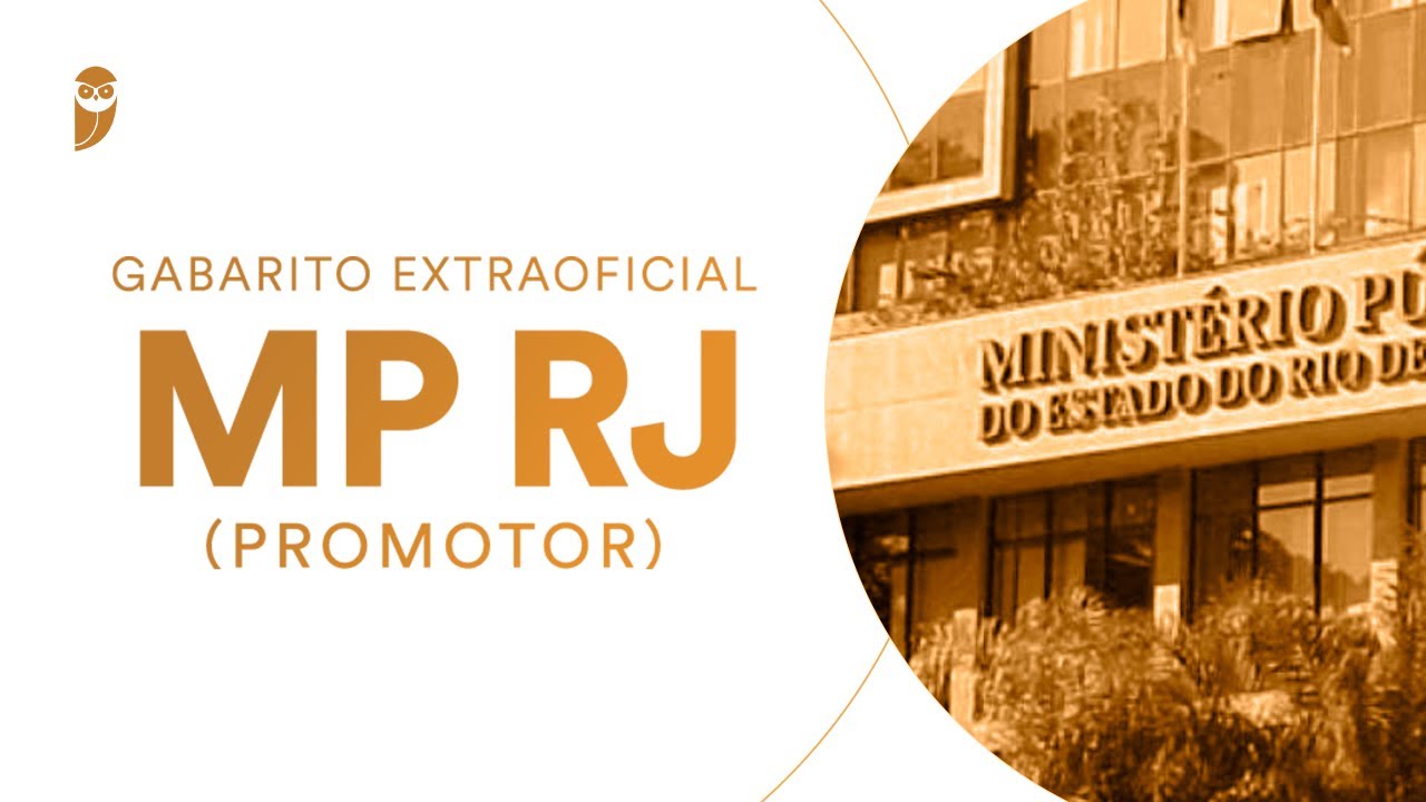 Gabarito Extraoficial MP RJ - Promotor