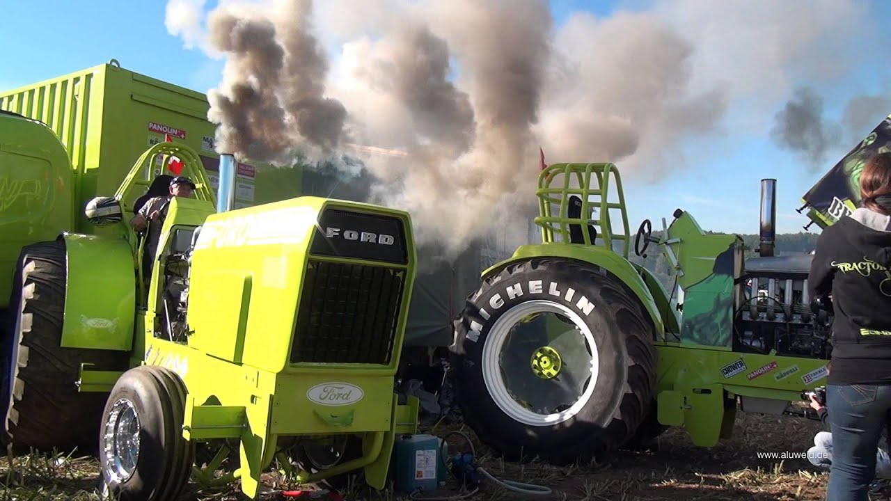 Swiss Zona Verde Brutalo wins German Tractorpulling Schlechtenwegen 2013