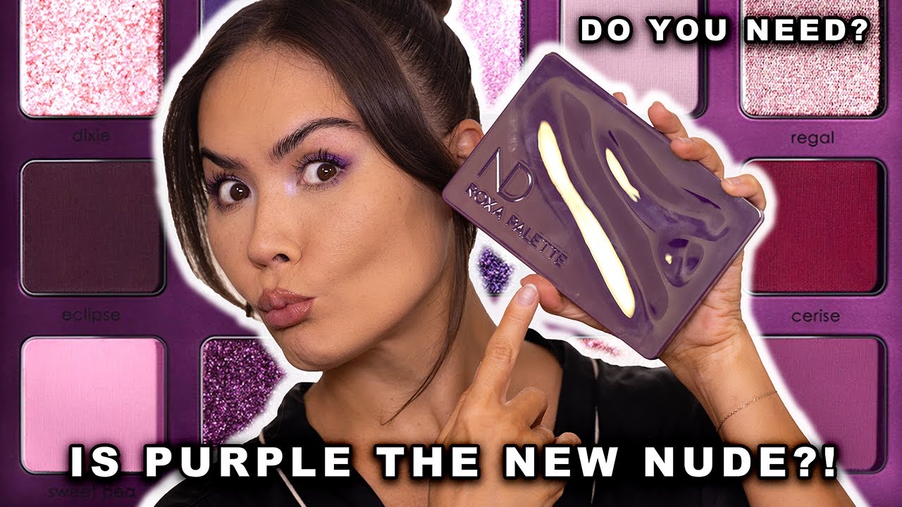 ВСЁ ФИОЛЕТОВОЕ?! Давайте узнаем... ПОЛНЫЙ ИНСПЕКЦИЯ ПАЛИТРЫ NATASHA DENONA ROXA | Maryam Maquillage
