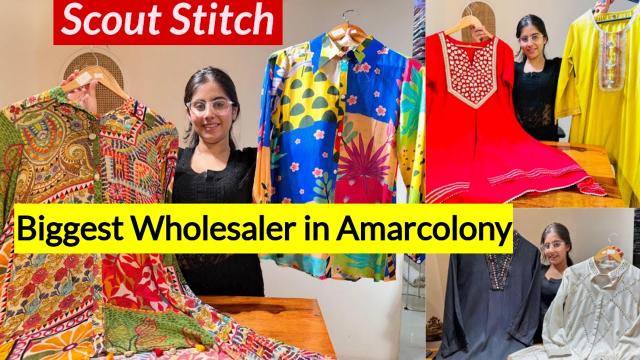 Biggest wholesaler in Amarcolony.Designer Co-ord sets & Suits .Amarcolony lajpat Nagar.