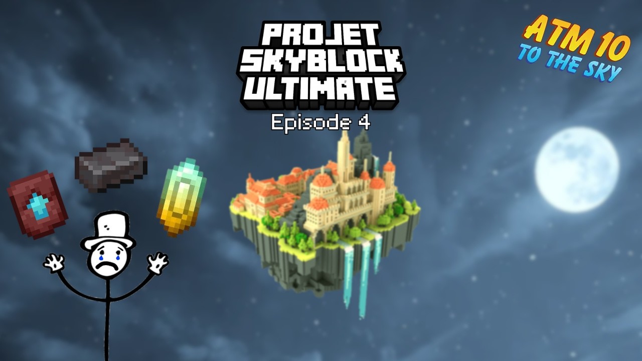 Netherite Template et Apotheosis ! (Minecraft Project Skybloc Ultimate EP4)