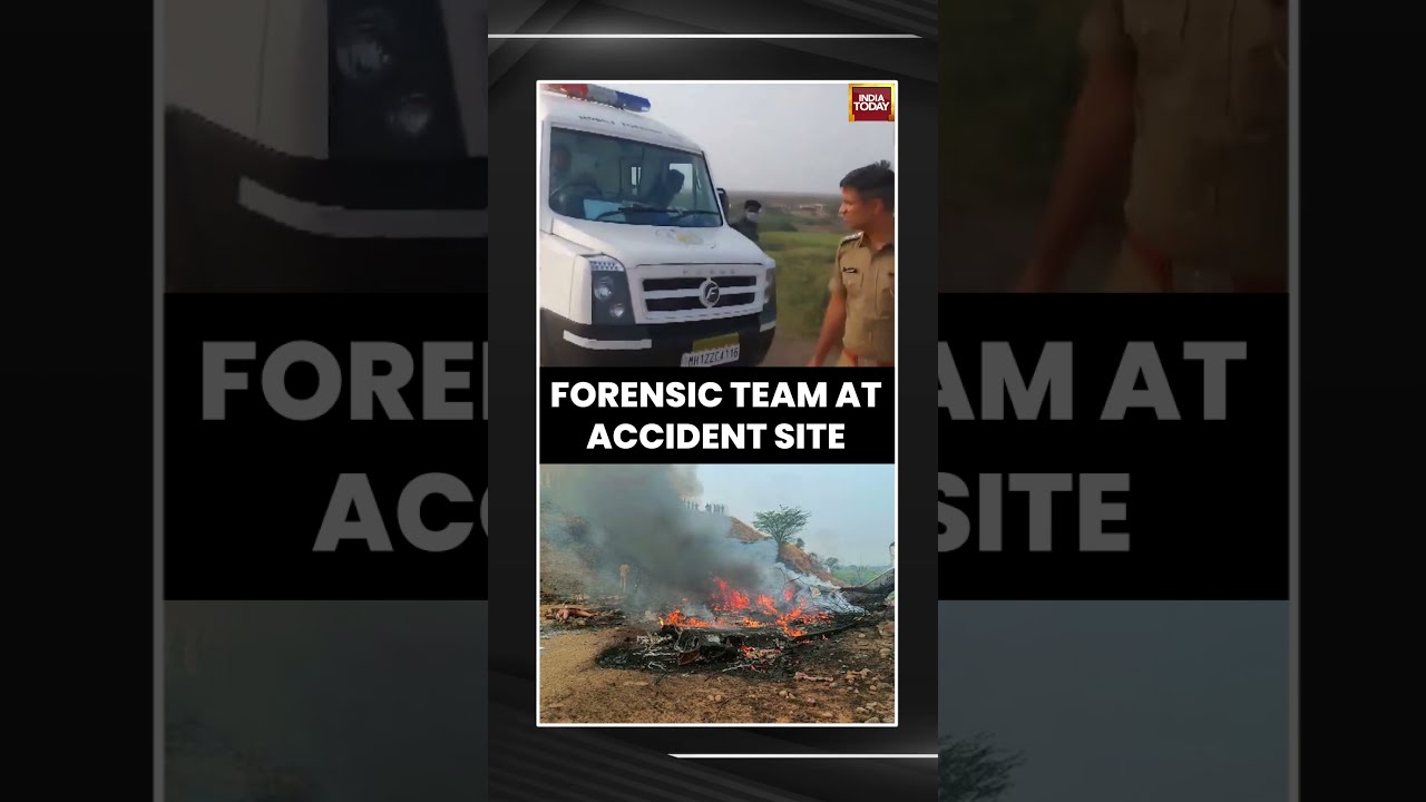 Maharashtra | Forensic Team Conducts Probe at Baramati Charter Plane Crash Site | Ajit Pawar