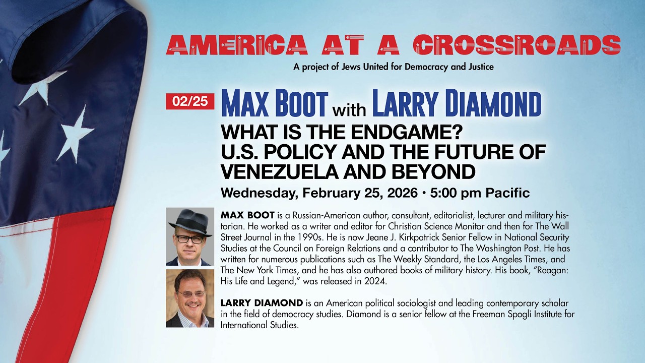 Max Boot with Larry Diamond | America at a Crossroads