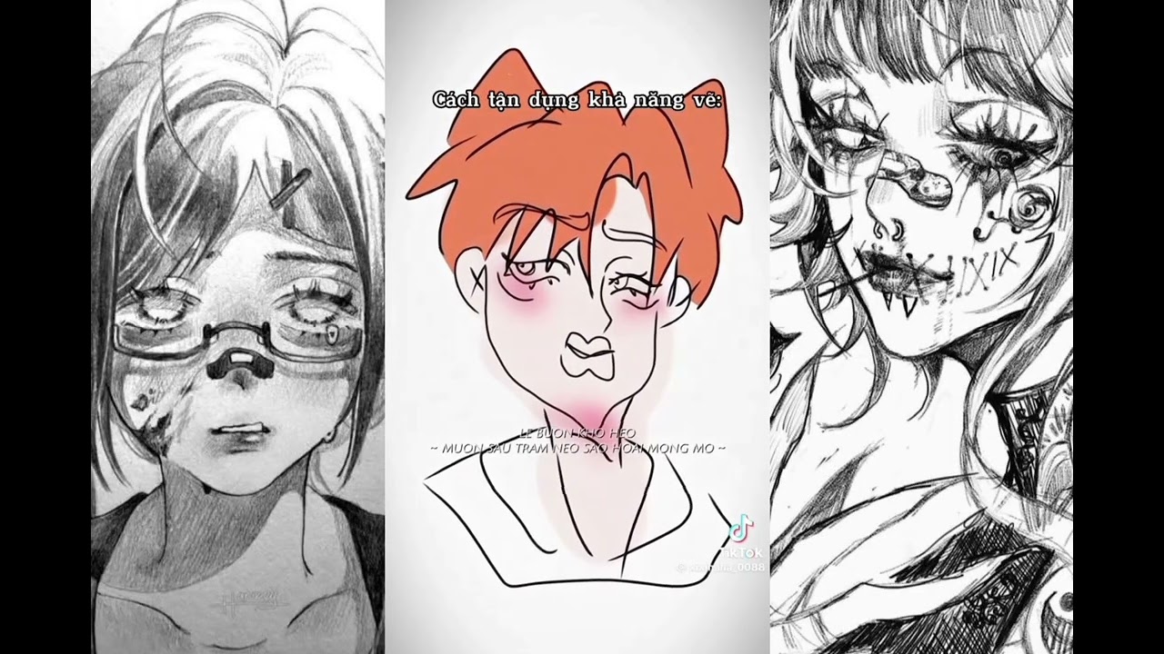 Tổng hợp tranh của đại thần #art#drawing art # sktech # nguoiluoithikngamtranh