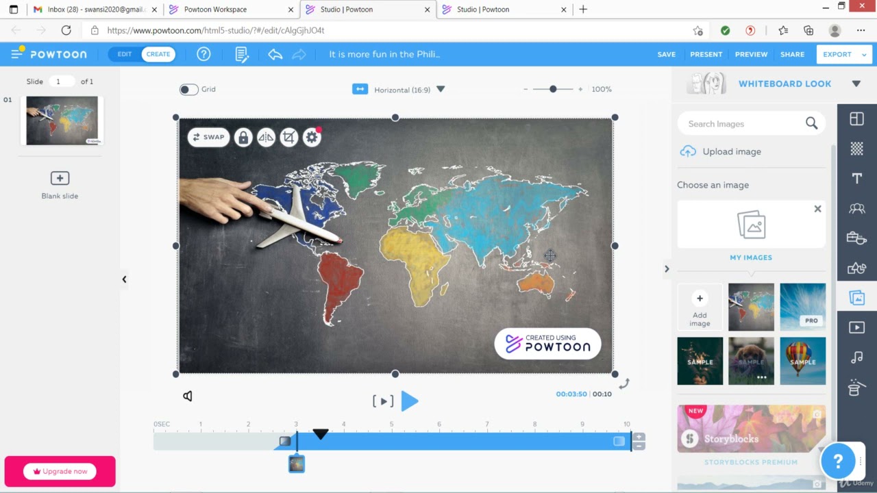 Powtoon #7 -- Importing Image