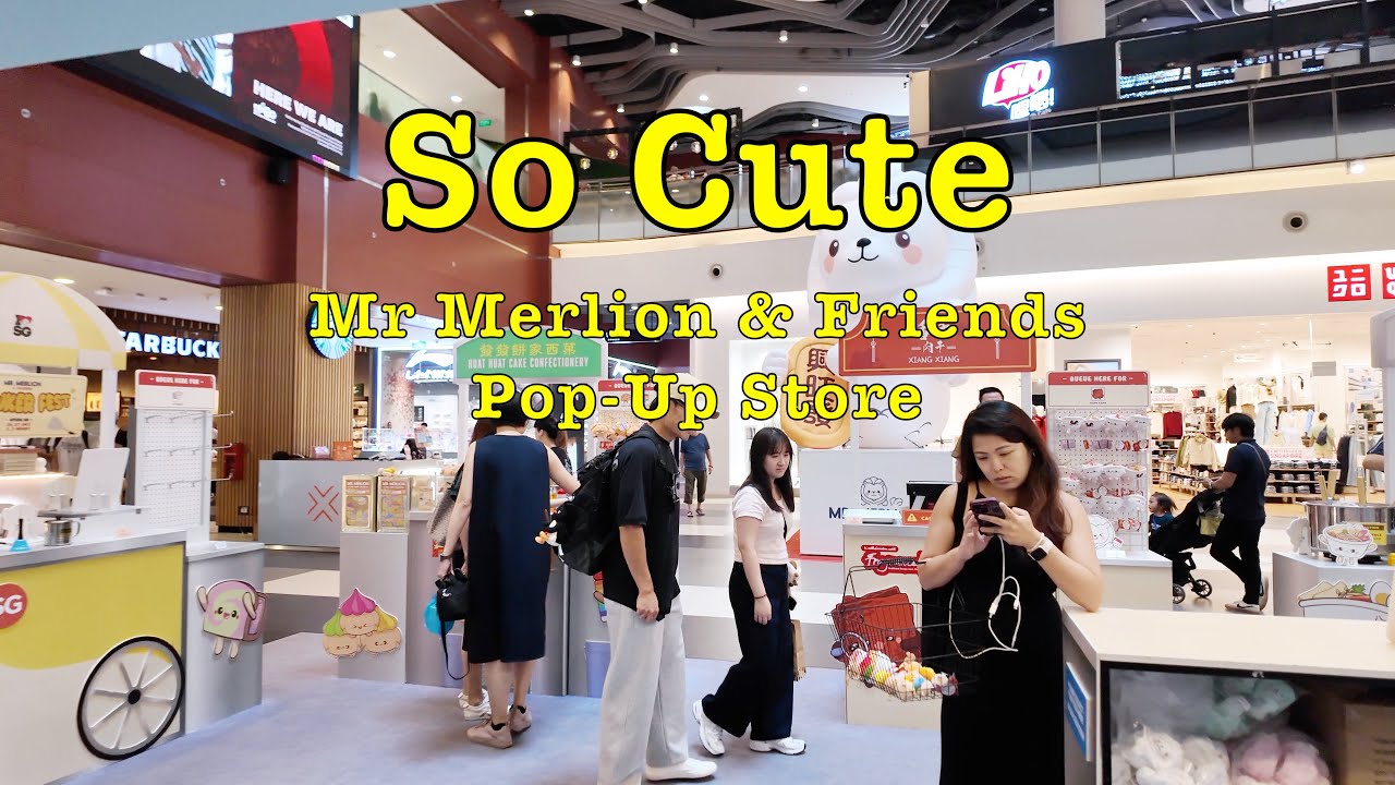 Cute - Mr Merlion & Friends Pop-Up Store at Bugis Plus #singapore #cute #sg60 #popupstore #merlion