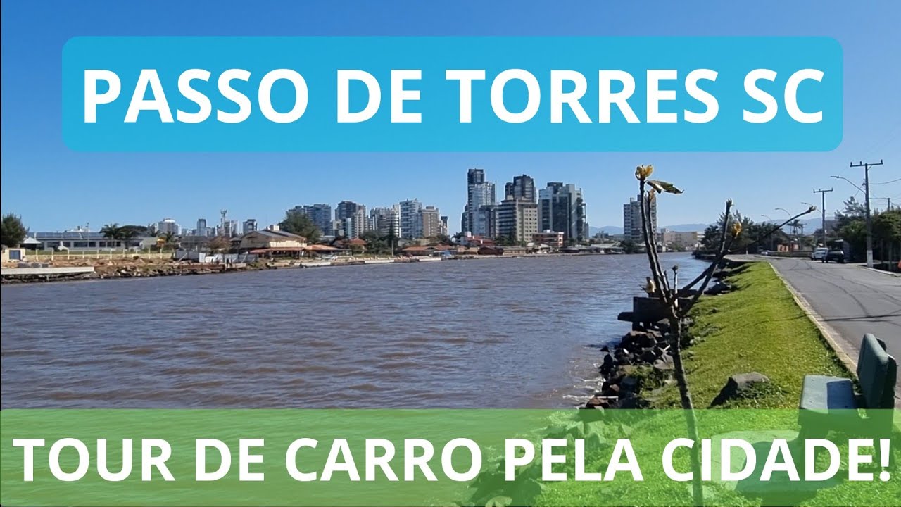 |4K| 🌞PASSO DE TORRES SC🌞 - |4K| DIRIGINDO DE CARRO PELA CIDADE ATÉ A BR 101!!!