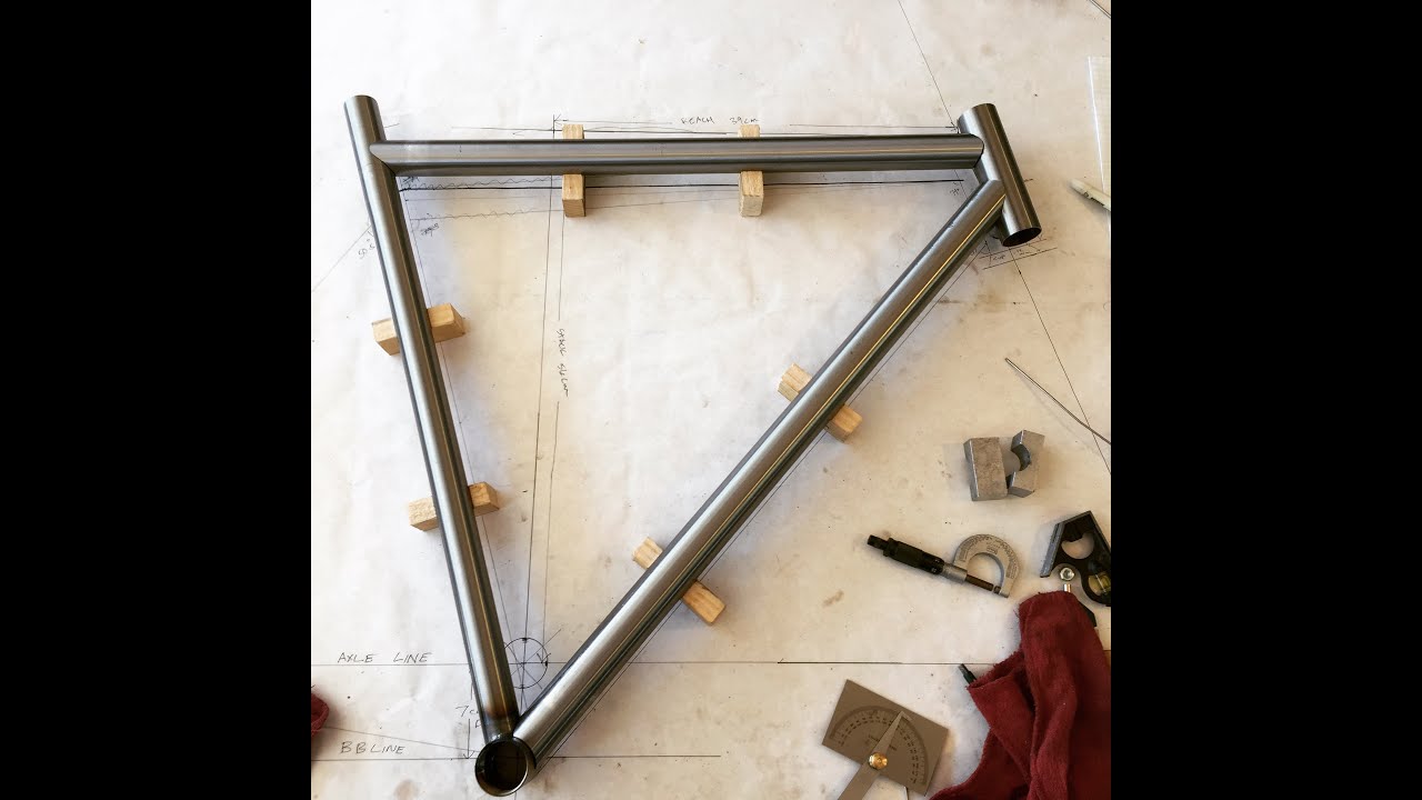 My first bicycle frame build from start to finish