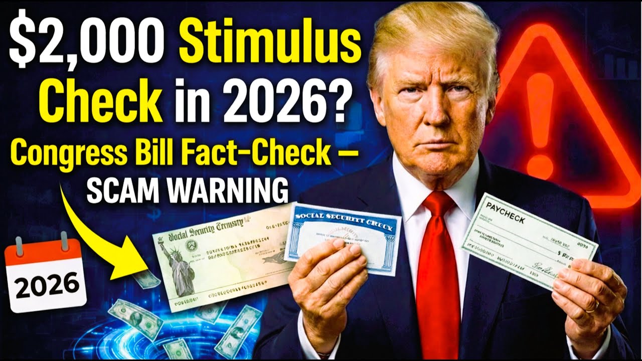 $2,000 Stimulus Check in 2026? Congress Bill Fact-Check &mdash; SCAM WARNING