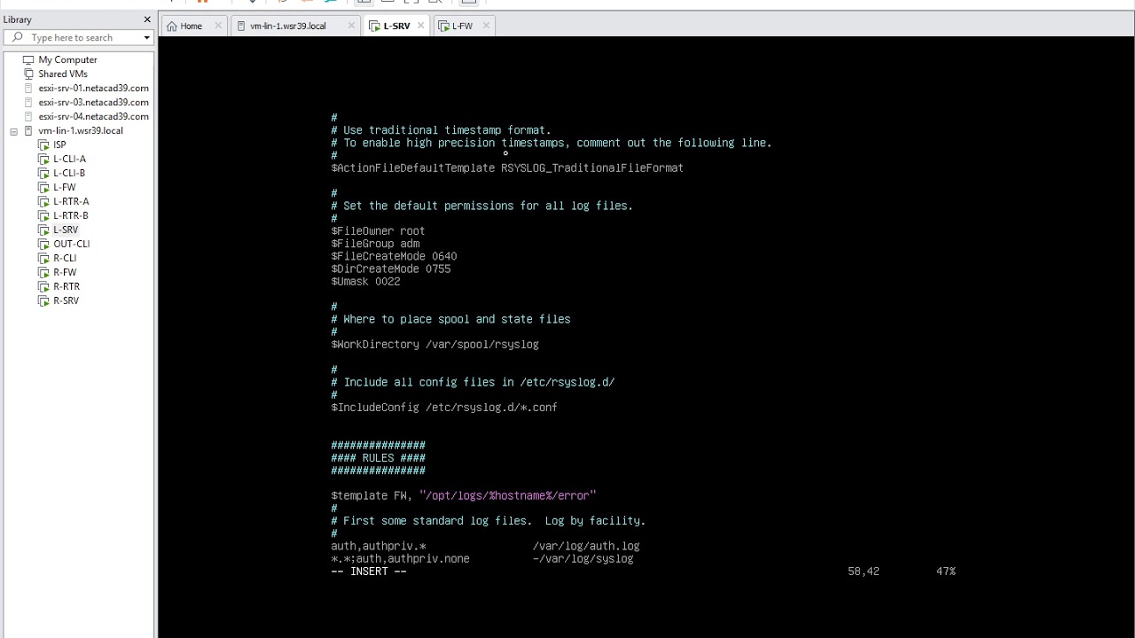 Linux. 14. Rsyslog