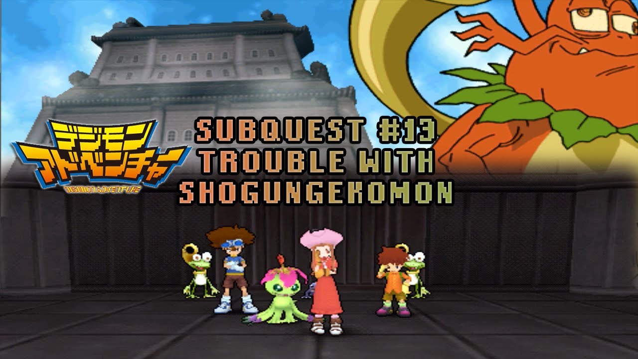 Digimon Adventure PSP - Walkthrough Subquest #13 ~ Trouble with ShogunGekomon