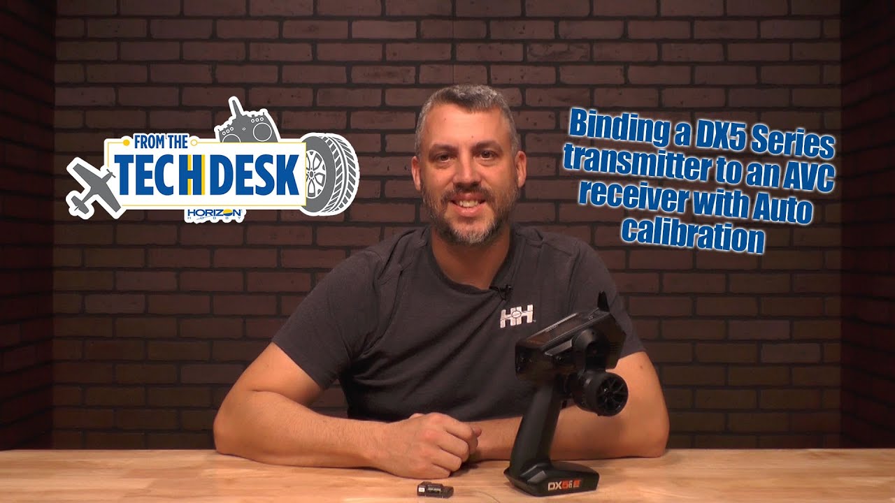 Binding a DX5 Series transmitter to an AVC receiver with Auto calibration