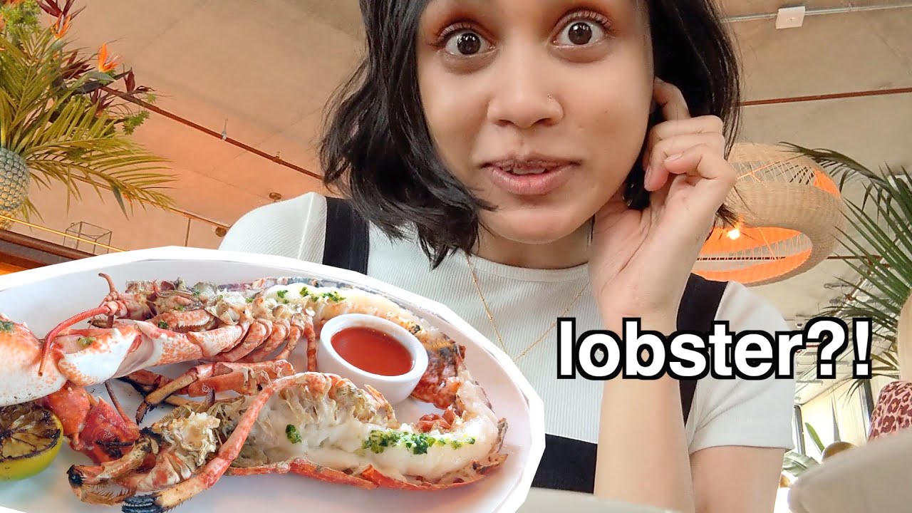 i tried lobster for the first time and we hit 100k subscribers! | clickformoretaz