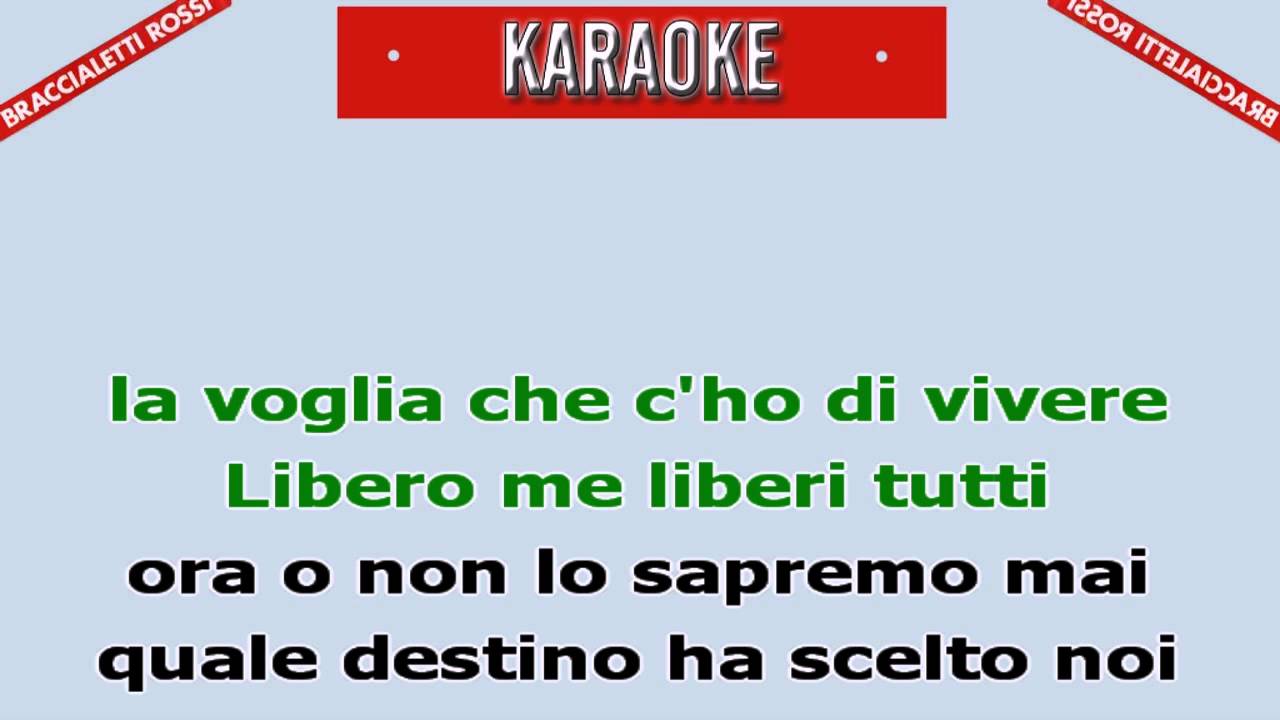 Braccialetti Rossi  - Karaoke - A parole mie