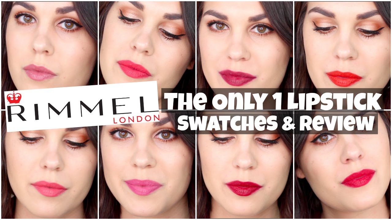 Rimmel London The Only 1 Lipstick | Lip Swatches & Review