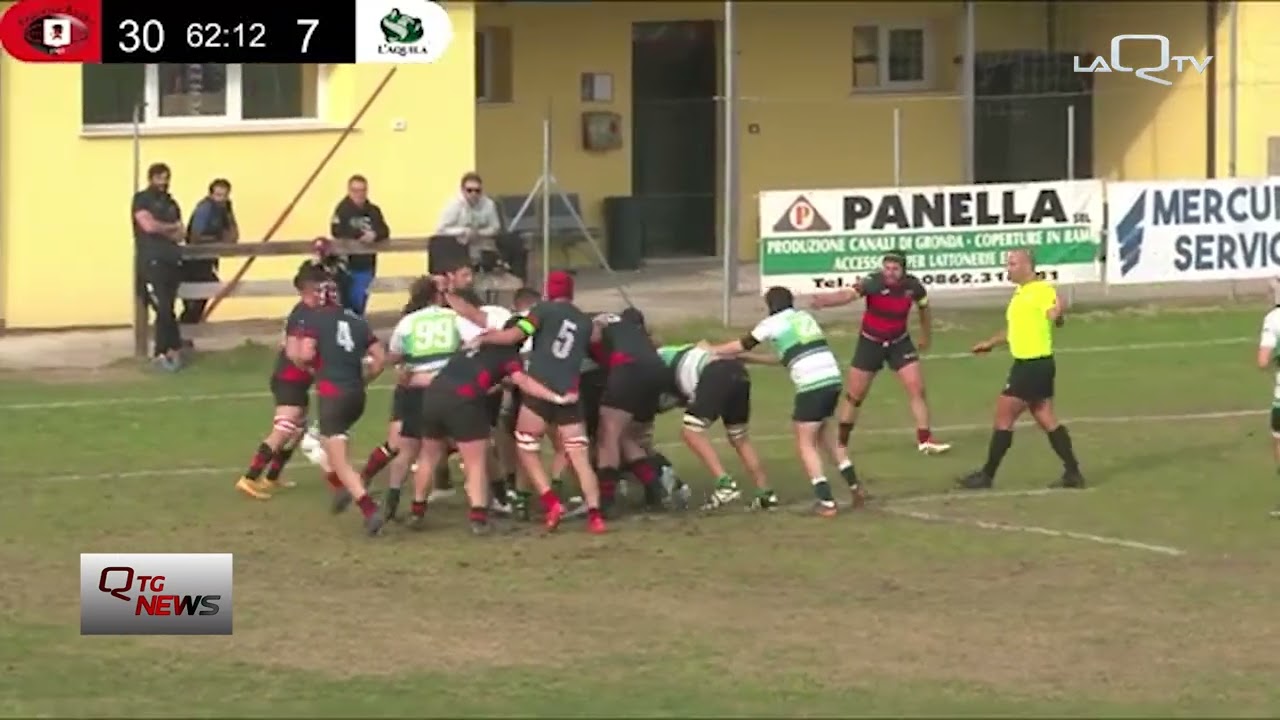 Rugby, Serie A2  Paganica L'Aquila 37 19
