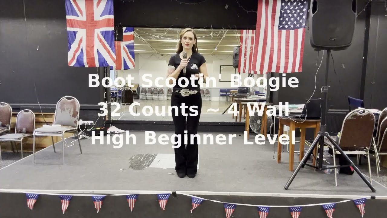 BOOT SCOOTIN' BOOGIE - LINE DANCE - RECAP WALK THROUGH AND DEMO TO MUSIC