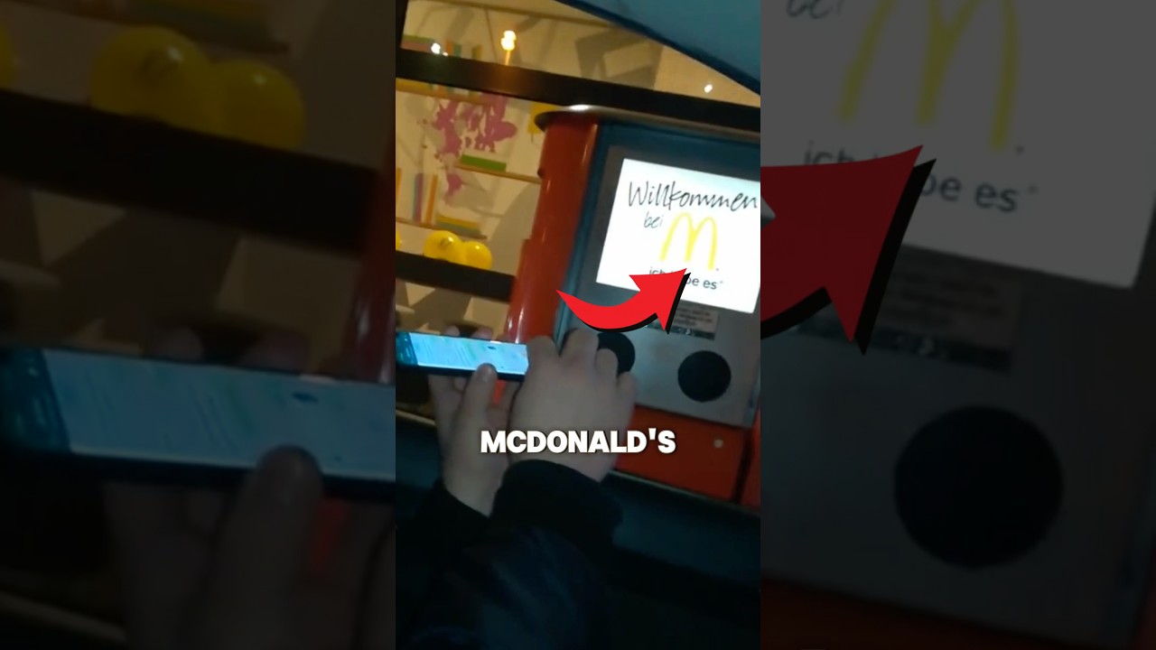 Kostenloses Essen bei McDonald&rsquo;s mit einem geheimen Trick 🤯 #shorts