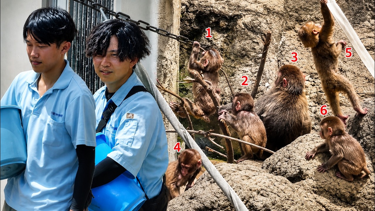 Why Were Two Dads So Happy Today? Punch Was Having Fun With 6 Baby Monkeys