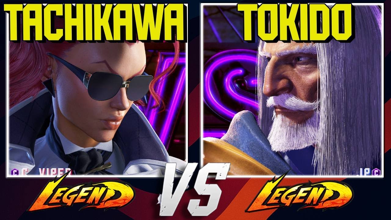 SF6 TOKIDO (JP) vs TACHIKAWA (Crimson Viper) Street Fighter 6 High Level