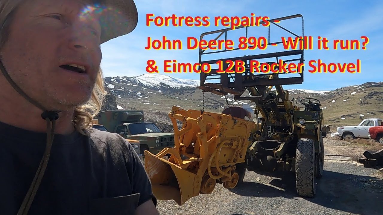 Ремонт Fortress John Deere 890. Будет ли он работать? Eimco 12B Rocker Shovel