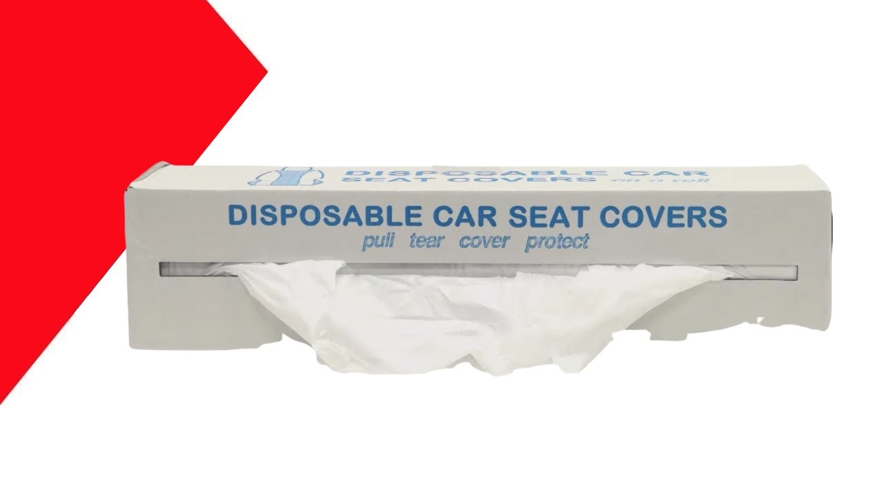 Plastic Car Seat Cover / Van Seat Covers x100