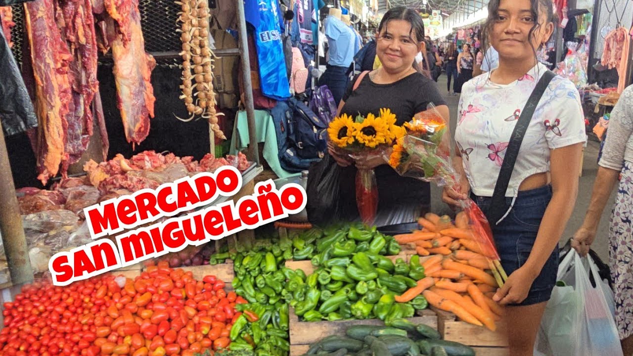 🛑 de compras 🤩en el mercado de san Miguel El Salvador 🇸🇻(:AVENTURAS INTIPUQUEÑAS 503:)