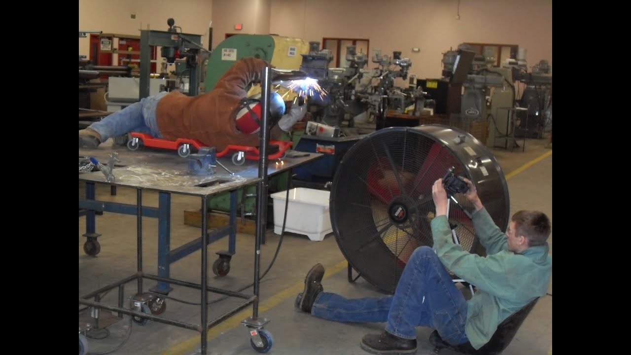 GMAW (MIG) 4G Overhead Plate Weld