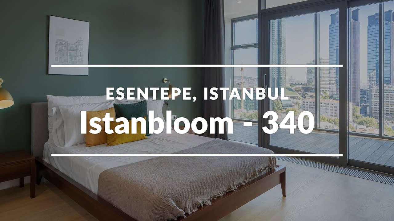 Istanbul Apartment Tour | Istanbloom, Furnished Apartment in Esentepe, Istanbul