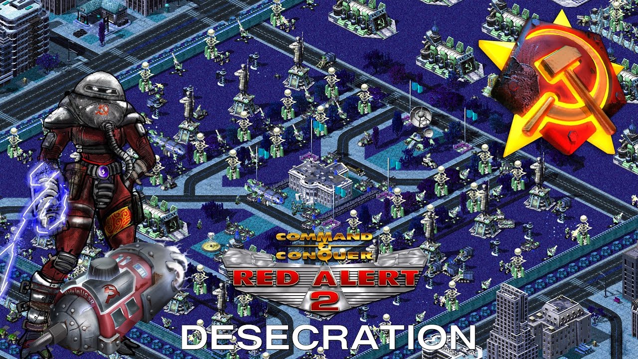 Red Alert 2 Remake - MadHQ Series [Edited Harder Version] - Soviet Mission 8 : Desecration